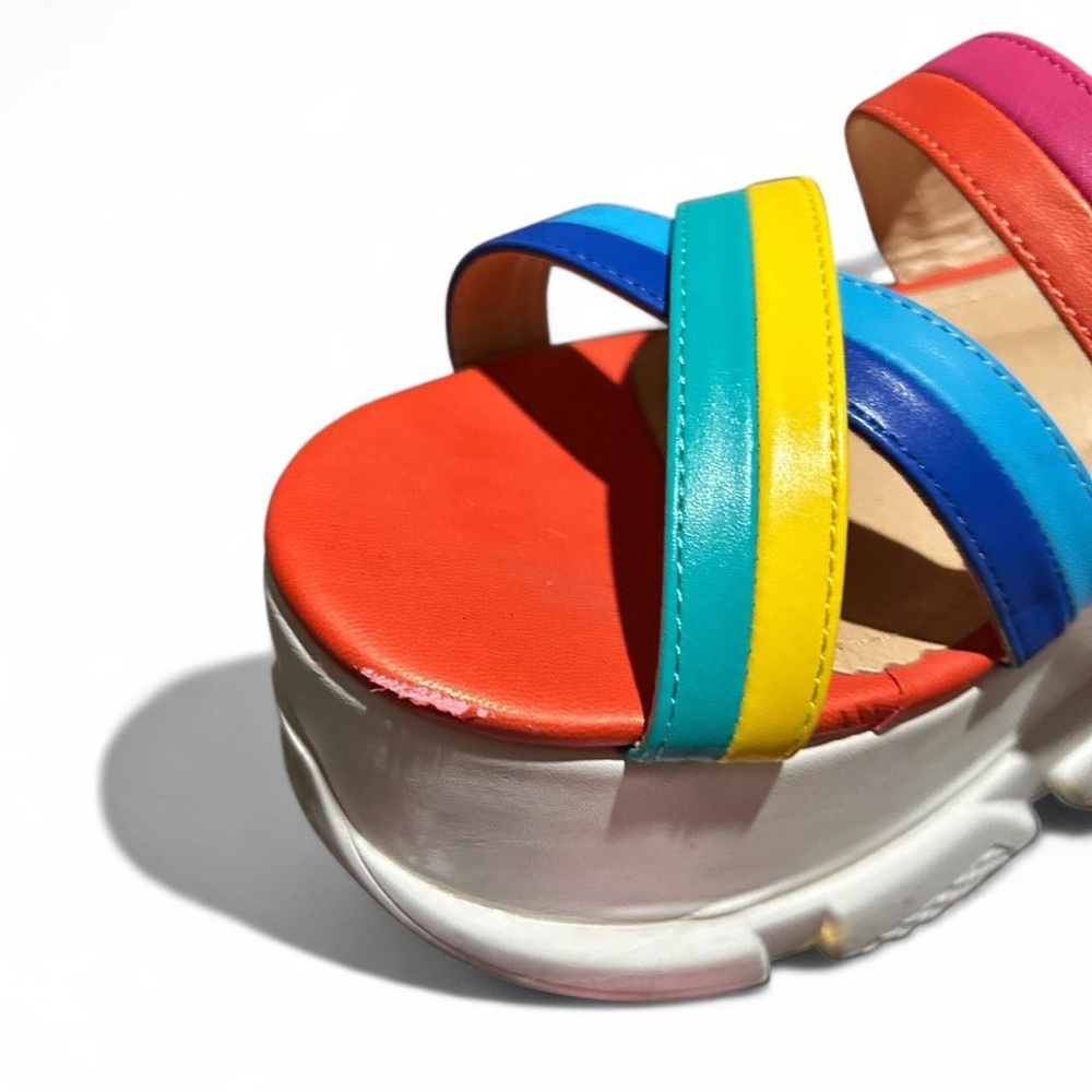 Dolls Kill Multicolor Strappy Platform Sandals - image 5